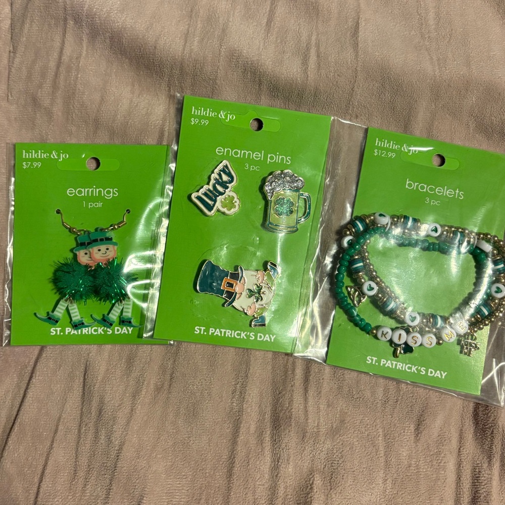 St. Patrick's Day Accessories Set - Green